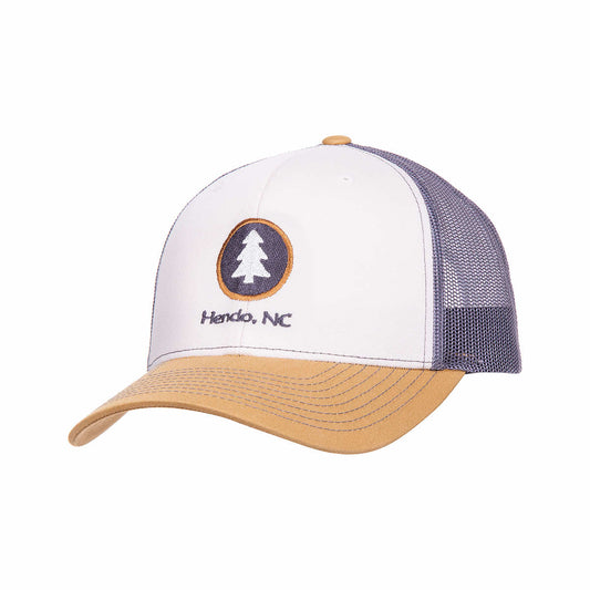 Bum Wraps Hendersonville Circle Pine Trucker Hat Mink Caramel G