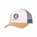 Asheville Circle Pine Trucker Hat Mink Caramel G