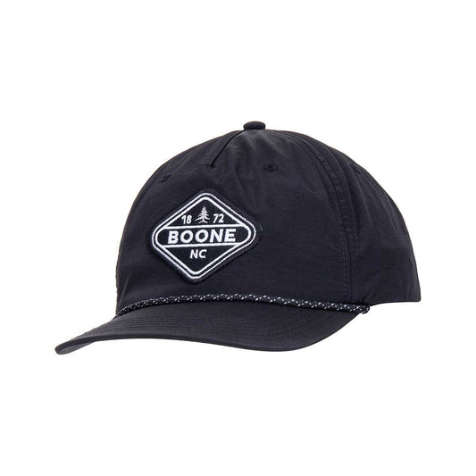 Boone NC 1872 Nylon Rope Chill Hat Black