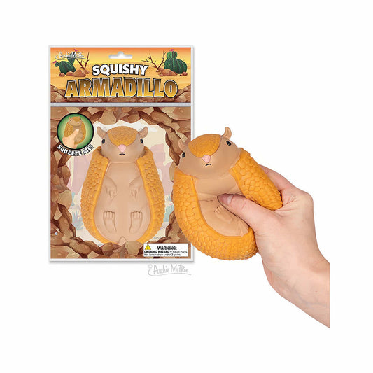 Archie McPhee Squishy Armadillo Toy
