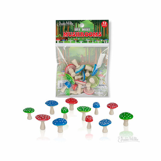 Archie McPhee Itty Bitty Mushrooms Toy