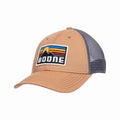 Boone High Point Lo Pro Snapback Trucker Hat Caramel Dkgrey