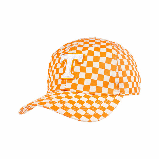 Ahead USA University of Tennessee Vintage Twill Checkered Cap Orange Wht
