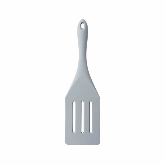 Wide Slotted Spurtle Spatula - Gray
