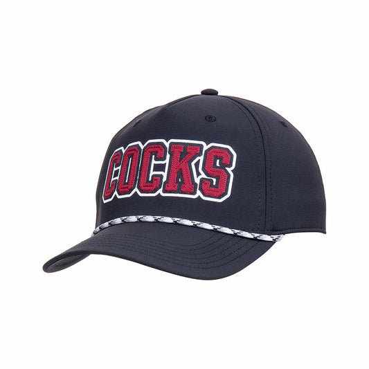 Ahead USA University of South Carolina Rope Snap Back Hat Black Grey