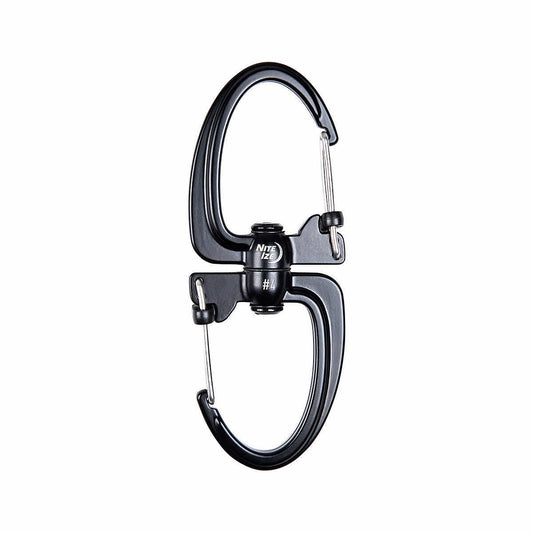 S-Biner 360 Slidelock #4 Dual Carabiner Black