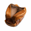 Andar Oxford Leather Dopp Kit  Camel Tan