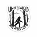 Undefeated Mini Sticker
