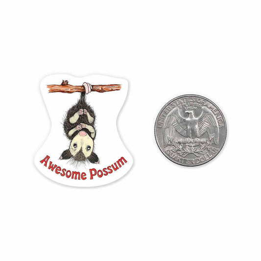 Awesome Possum Mini Sticker