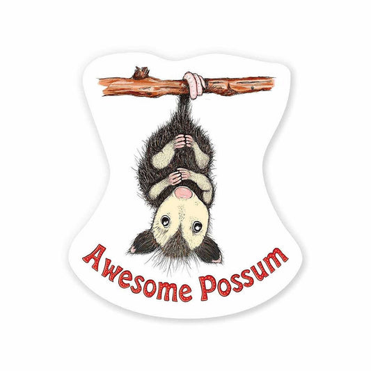 Awesome Possum Mini Sticker