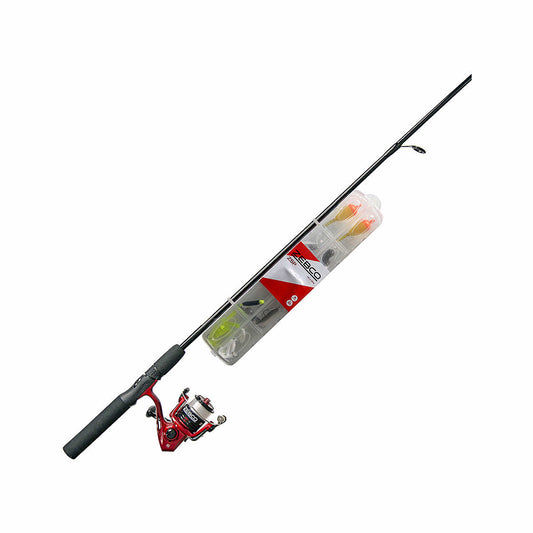 Zebco Spinning Combo Fishing Rod with Tackle Wallet