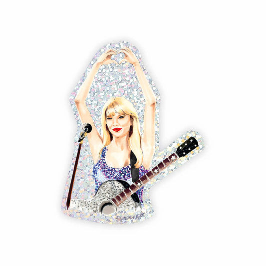 Taylor Glitter Sticker