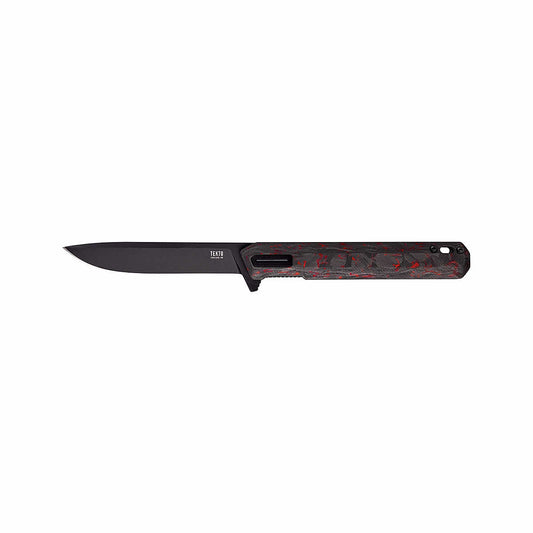 F2 Bravo Carbon Fiber Knife Red Carbon