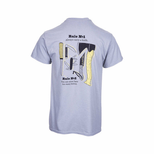 Mast Store Knife Shop Short Sleeve T-Shirt Gravel