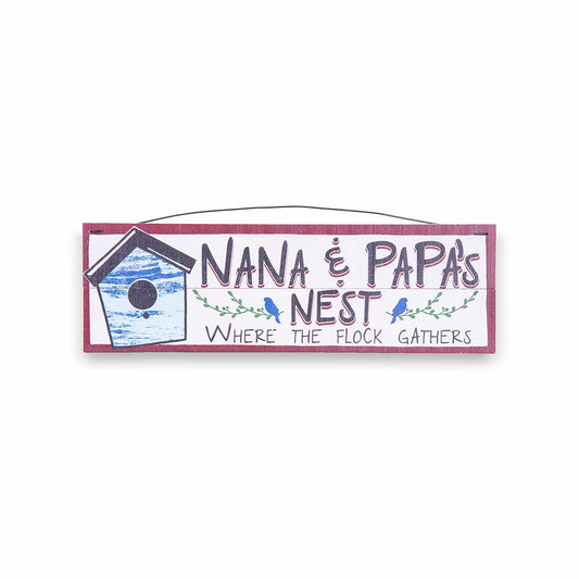 Sawyer's Mill Nana & Papa's Nest Sign