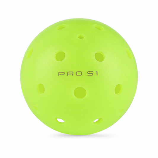 Pro S1 Pickleballs - 4-Pack Neon Green