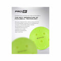 Pro S1 Pickleballs - 4-Pack Neon Green