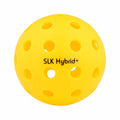 SLK Hybrid+ Pickleballs - 4-pack Neon Green