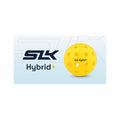 SLK Hybrid+ Pickleballs - 4-pack Neon Green