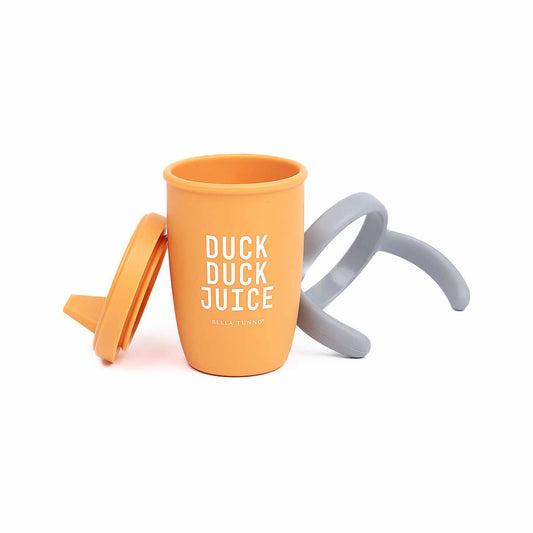 Color swatch for Bella Tunno Duck Duck Juice Happy Sippy Cup in Apricot