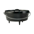 Lodge Cast Iron Camp Dutch Oven - 6 Quart