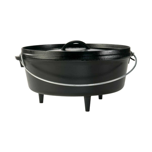 Lodge Cast Iron Camp Dutch Oven - 6 Quart