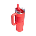 Quencher ProTour Flip Straw Tumbler - 30 Ounce Hot Coral Fade