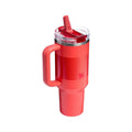 Quencher ProTour Flip Straw Tumbler - 40 Ounce Hot Coral Fade