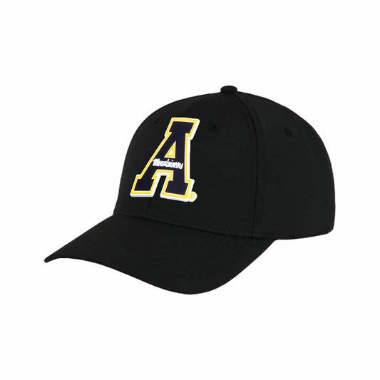 Ahead USA Appalachian State Rubber Block Logo Hat Black