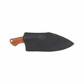 Primitive Woodsman Fireside Fixed Blade Knife Tan Micarta