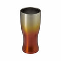 Golden Hour Prismatic Pilsner Glass  Amber Haze