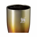 Golden Hour Prismatic Pilsner Glass  Amber Haze