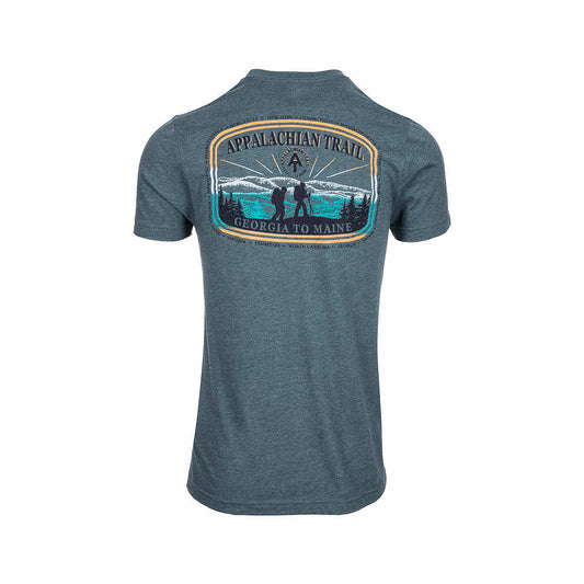 Hintz Appalachian Trail Retro Hikers Short Sleeve T-Shirt Htr Forest