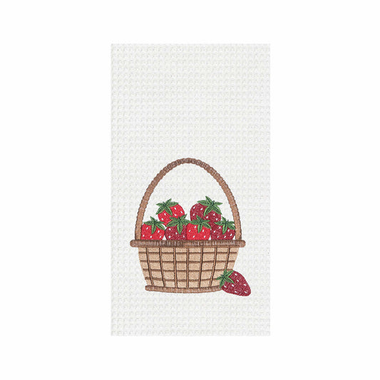 Strawberry Basket Kitchen Towel
