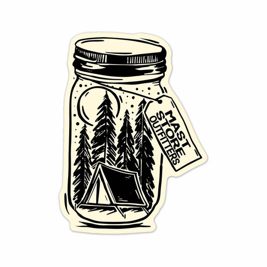 Mast Store Outfitters Masonic Pines Sticker