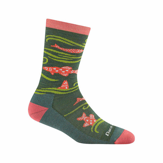 Women's Homer Lightweight Lifestyle Crew Socks Kelp