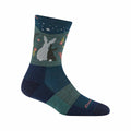 Women's Critter Club Micro Crew Lightweight Hiking Socks Eclipse