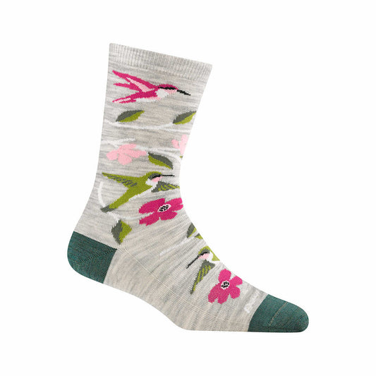 Women's Birds of a Feather Lightweight Lifestyle Crew Socks Ash