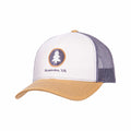 Bum Wraps Roanoke Circle Pine Trucker Hat Mink Caramel G