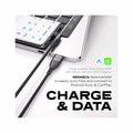 Keysmart PowerPivot Pro Cable - USB-C to USB-C with USB-A Adaptor