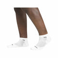 Wide Open Men's Solid Cushioned No Show Socks White