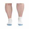Wide Open Women's Solid Cushioned No Show Socks White