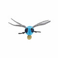 Aurora World Blue Dasher Dragonfly Plush Toy