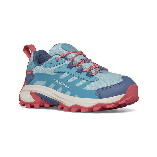 Merrell Youth Moab Speed 2 Low Waterproof Shoes Turquoise