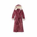 Women's Wicked Plush Robe Dark Plum Rose