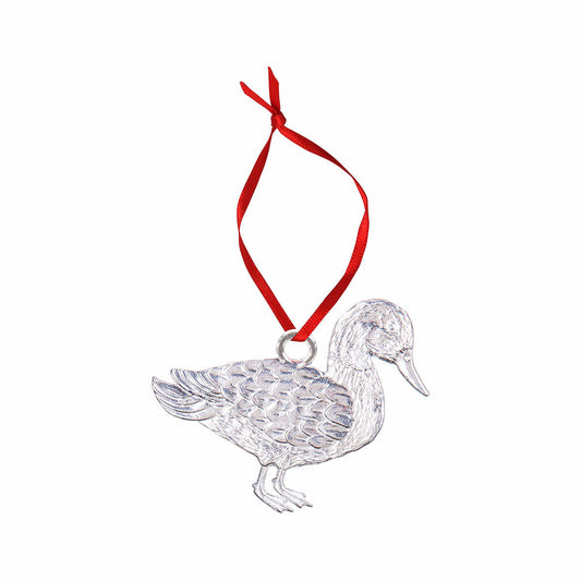 Mast General Store Duck Pewter Ornament