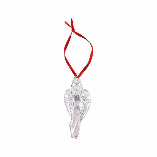 Mast General Store Angel & Hope Heart Pewter Ornament
