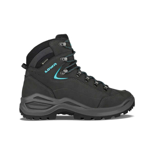 LOWA Women's Renegade EVO GTX Mid Boots Asphalt Turquoise