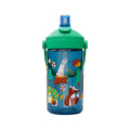 CamelBak Kids' Thrive Flip Straw 14-Ounce Bottle with Tritan Renew Friendly Forest