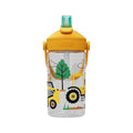 CamelBak Kids' Thrive Flip Straw 14-Ounce Bottle with Tritan Renew Tractors And Trees
